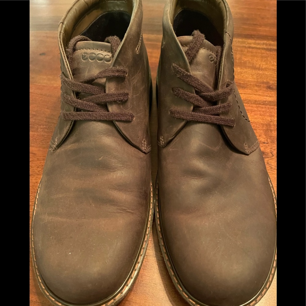 Ecco Turn GTX dark brown chukka boot